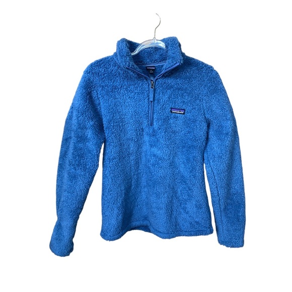 Patagonia blue los gatos 1/4  zip jacket size medium - Picture 1 of 7